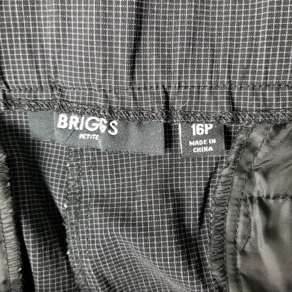 Briggs Dress Pants Women's - Black and White - Size 16 P - Picture 5 of 7